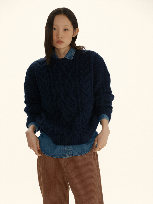 Old Father Sweater (Navy)