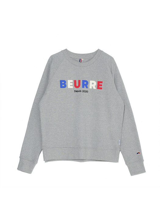 ep.7 BEURRE Sweatshirt (GREY MELANGE)
