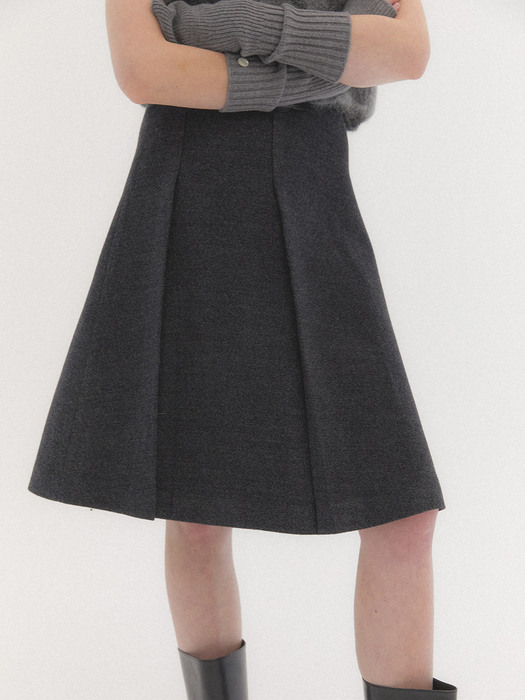 Sabrina Pintuck Skirt