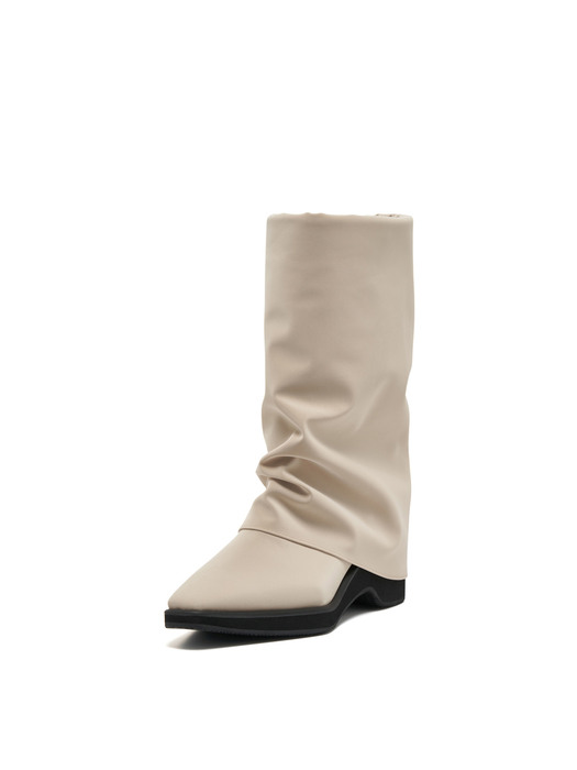 Hill Leg Warmer middle Boots ivory
