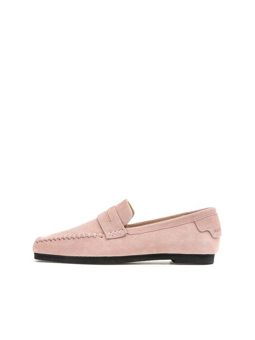MM Suede Loafer, Dusty Pink