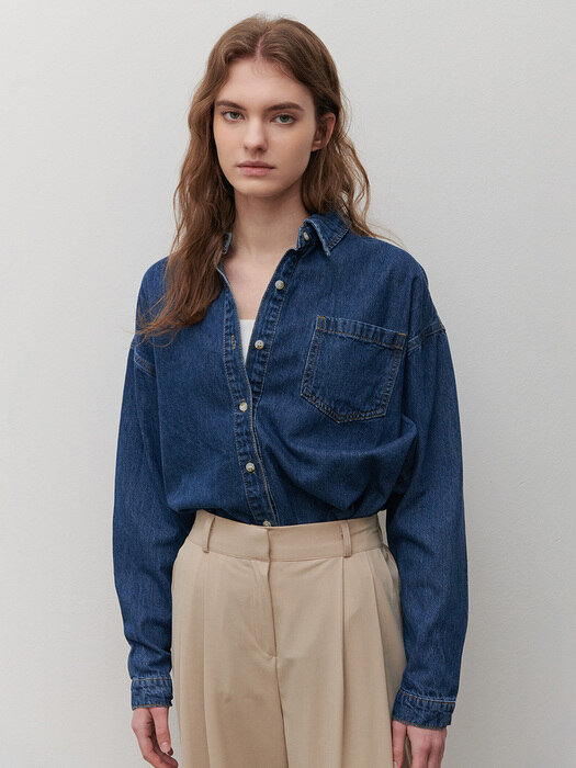 DENIM SHIRT BLUE