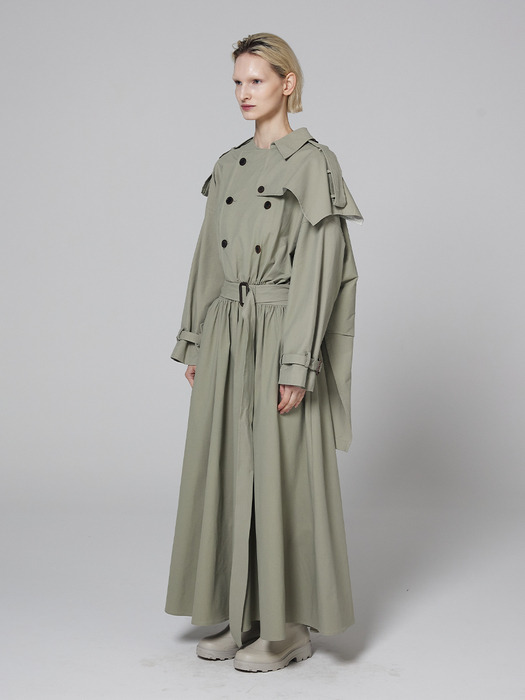 Signature trench coat dress