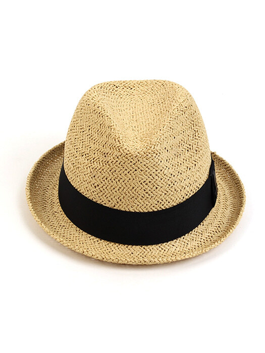 Punk Short Beige Summer Fedora 여름페도라