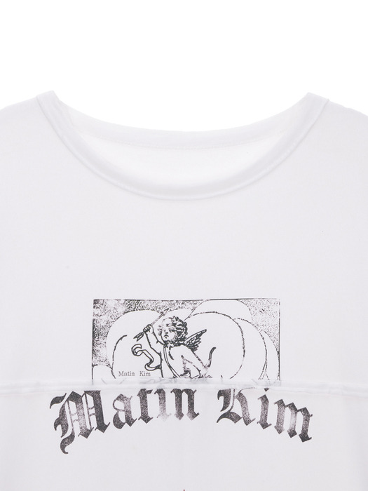 MATIN CUPID TOP IN WHITE