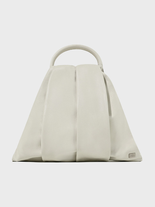 Clam mini tote bag WHITE