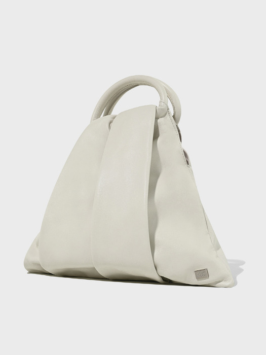 Clam mini tote bag WHITE