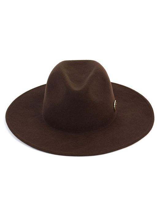 Brown Wool Fedora 울페도라