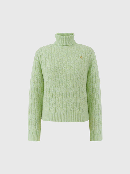 말리아 케이블 니트 탑 / MALIA CABLE KNIT TOP_5colors