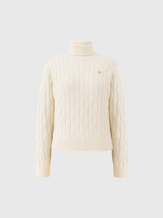 말리아 케이블 니트 탑 / MALIA CABLE KNIT TOP_5colors