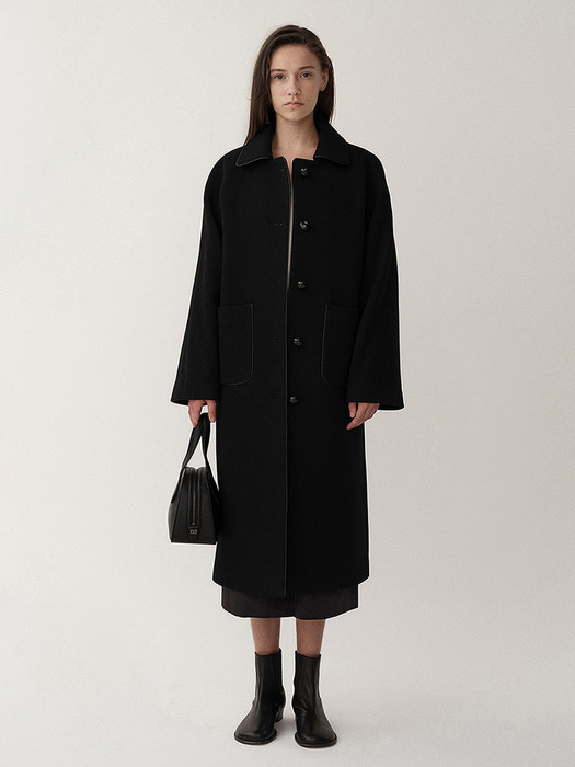 PF23 Ambre Wool Single Coat Black