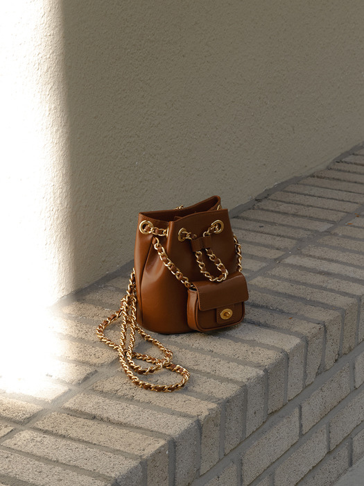 CHAIN MINI BAGPACK_2COLORS