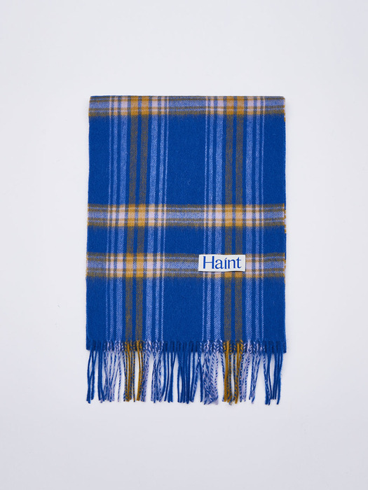 HOLIDAY CHECK MUFFLER_2COLORS_BLUE