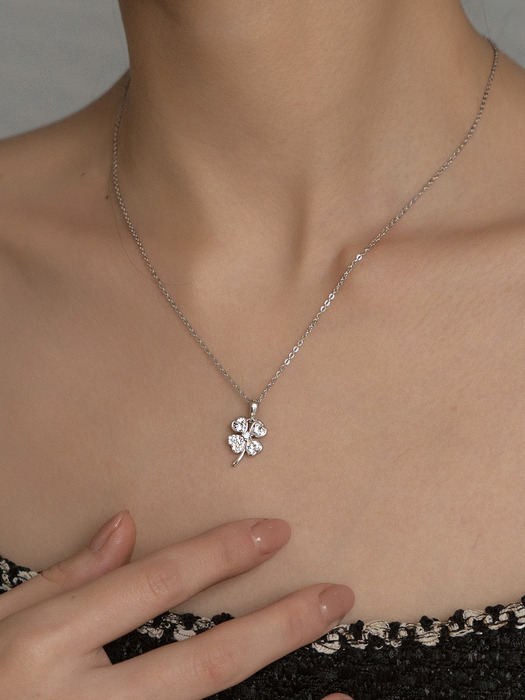 [Silver925] Bukoleon Clover Necklace