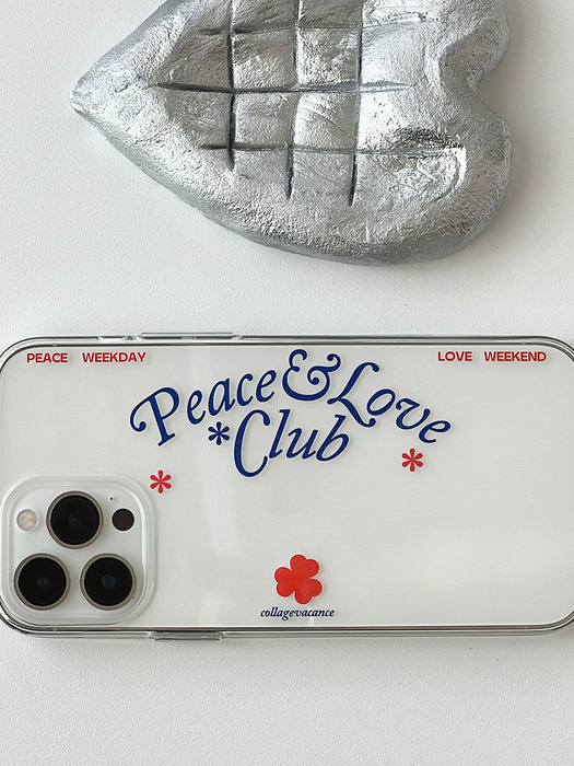 Peace&Love*Club Phonecase (3type)