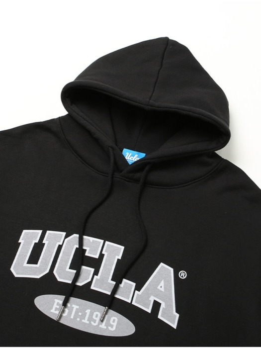 남여공용 UCLA 로고 후디 스웨트셔츠[BLACK](UZBLTAC_39)