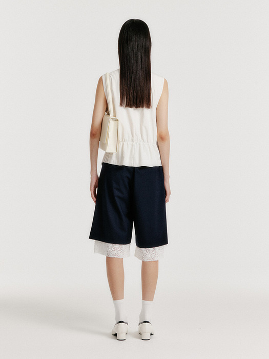 YIVA Buttoned Vest - Ivory
