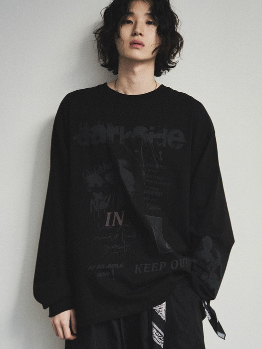 BIZARRE ARTWORK L/S T-SHIRT_BK