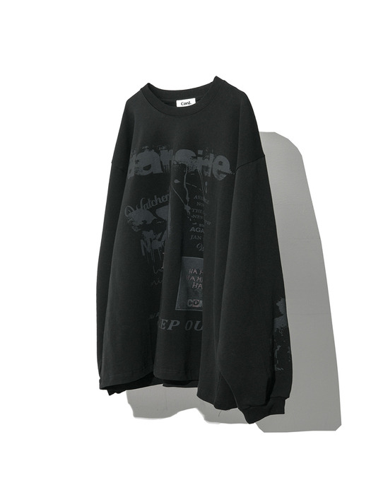 BIZARRE ARTWORK L/S T-SHIRT_BK