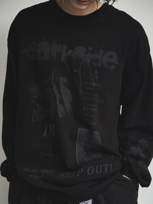 BIZARRE ARTWORK L/S T-SHIRT_BK