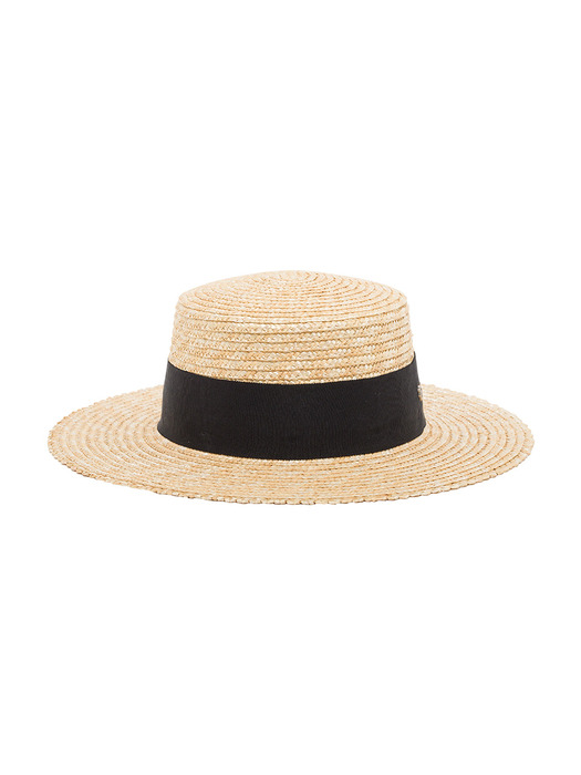 Classic Straw Boater Hat