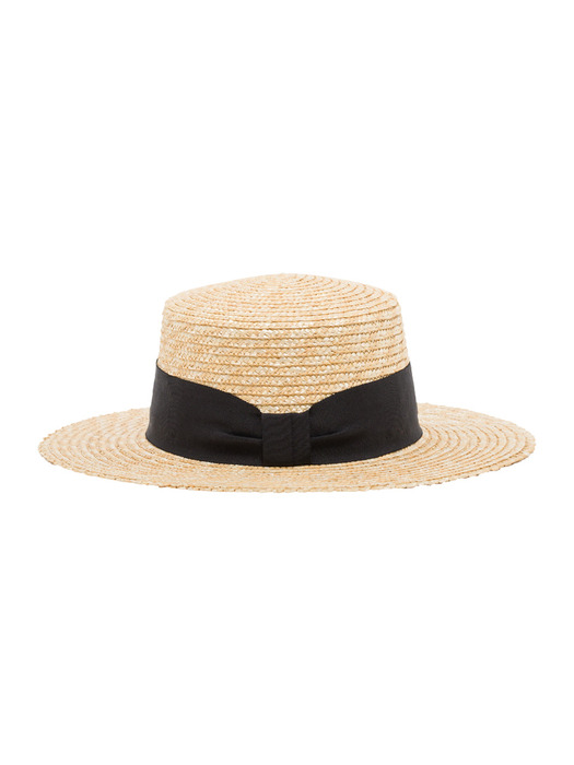 Classic Straw Boater Hat