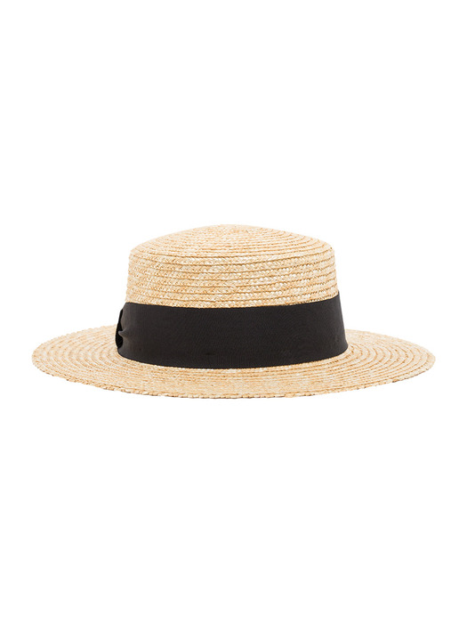 Classic Straw Boater Hat