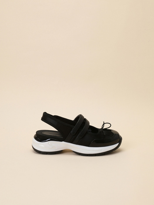 Ribbon sling back sneakers(black)_DG4DS24018BLK