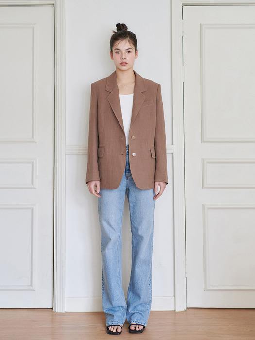 24N summer linen relax-fit jacket [S/BRK]