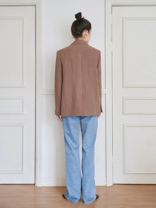24N summer linen relax-fit jacket [S/BRK]