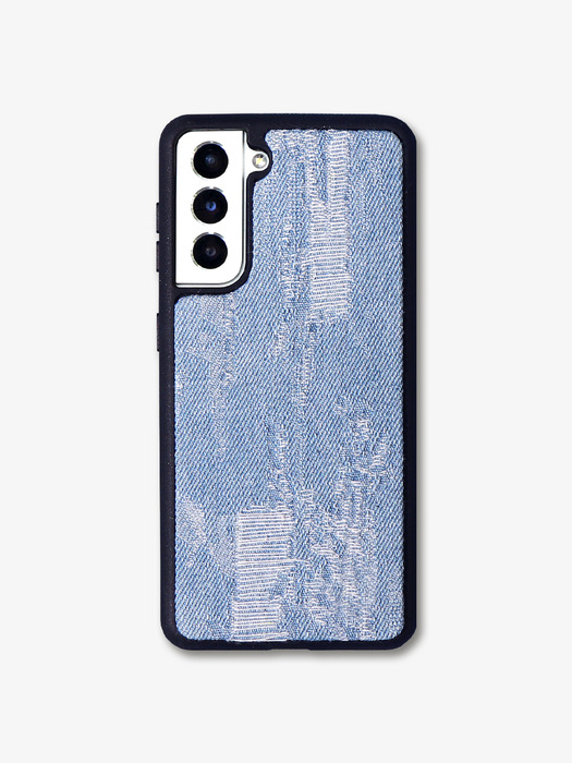 TEXTILE PHONE CASE [MID BLUE]