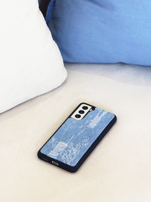 TEXTILE PHONE CASE [MID BLUE]