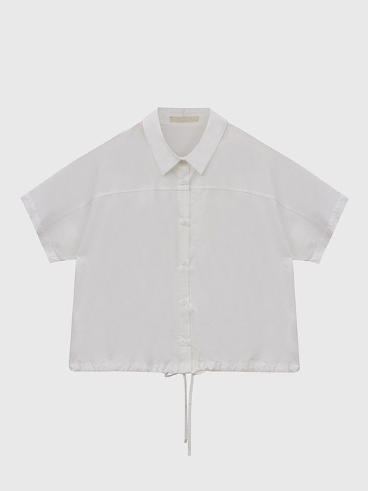 String Raglan Short-sleeve Shirt