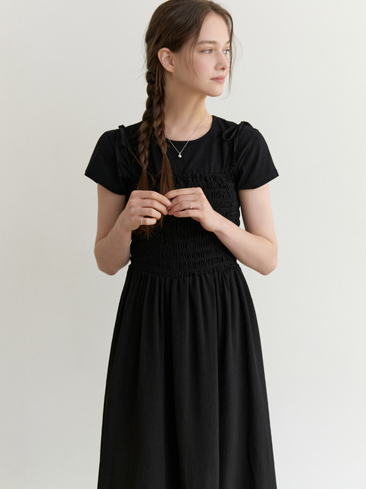 Pawpaw ribbon dress (black)