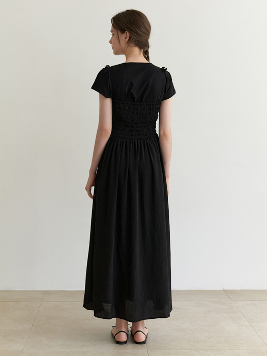 Pawpaw ribbon dress (black)