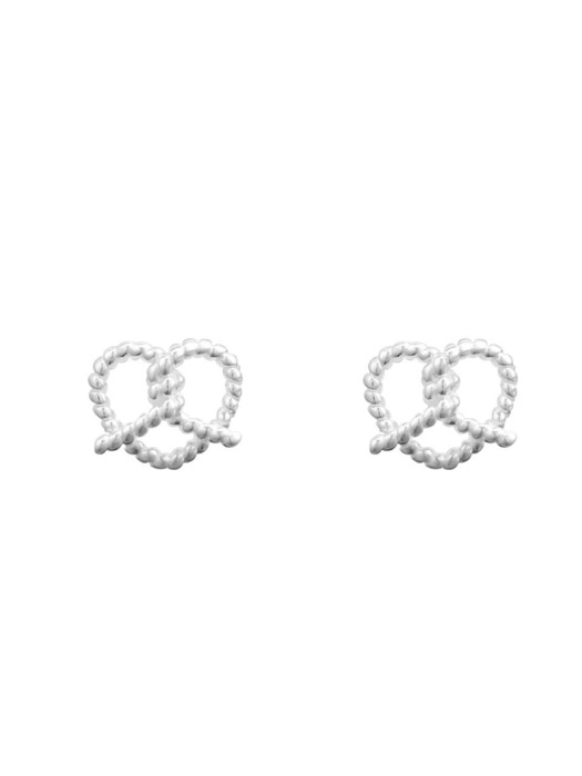 BASIC PRETZEL STUD EARRING #0014