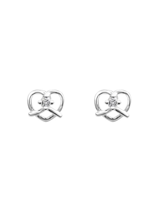 BASIC PRETZEL STUD EARRING #0014