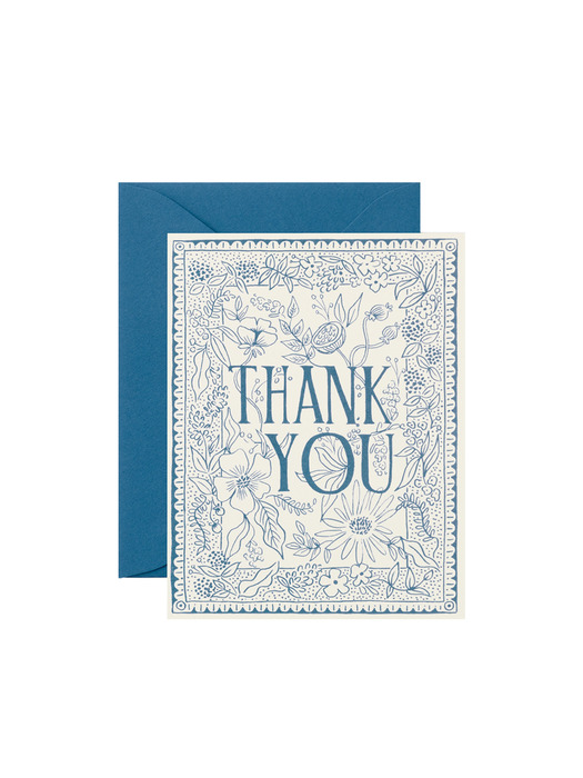 라이플페이퍼 Delft Thank You Card 감사 카드