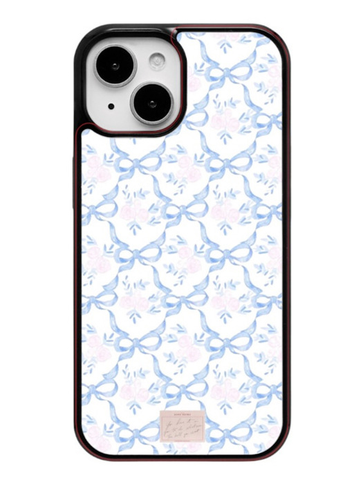 ribbon flowr pattern Epoxy Phone Case 아이폰 갤럭시 에폭시 케이스