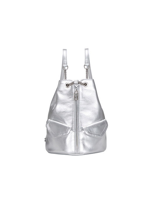 Occam Doux Double Pocket Chain Backpack M (오캄 두 더블 포켓 체인 백팩 미듐)_2colors