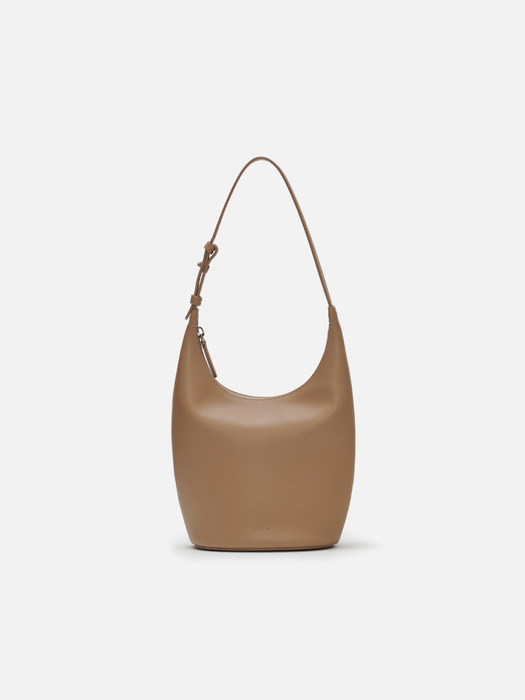 Mini Around hobo bag Burnt ochre