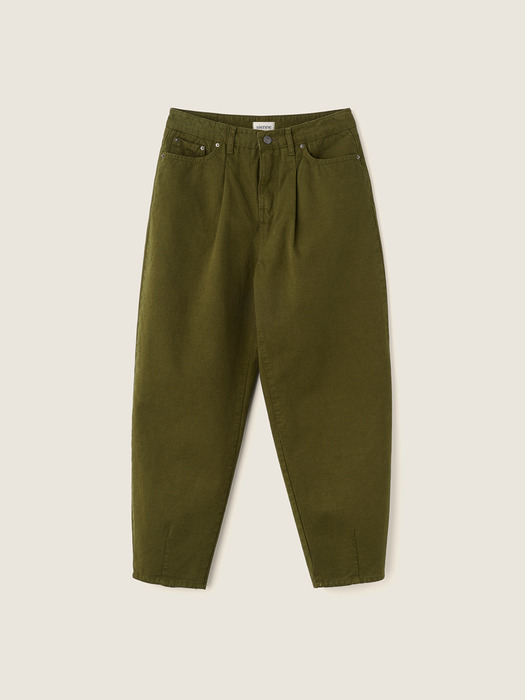 [3차] Curved Dyeing Pants (Khaki)