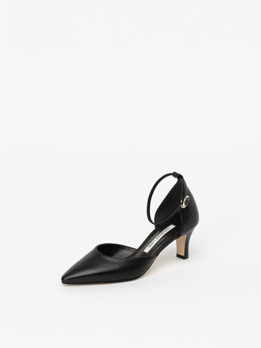 Yseult Side-cut Pumps in BLACK