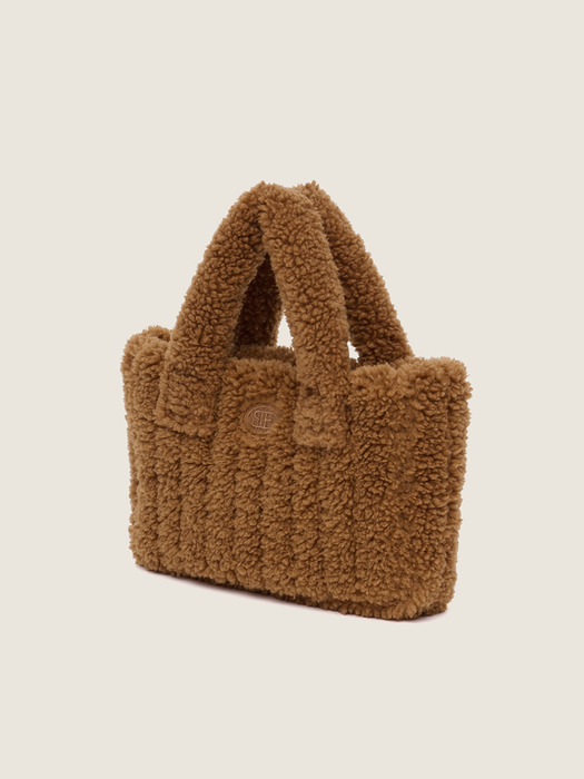 Shearing Bear Padding Bag (Brown)