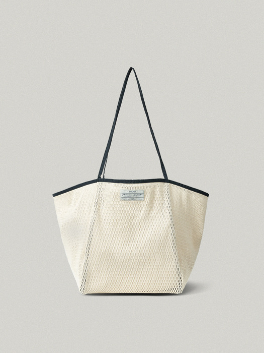 MER MESH ECO BAG [IVORY - COTTON]