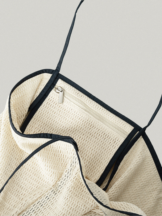 MER MESH ECO BAG [IVORY - COTTON]