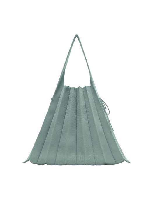 Lucky Pleats Knit L Basil