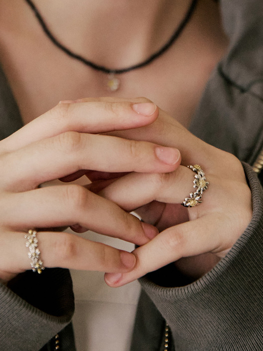 [Jewelry Case SET] Daisy Garden Ring