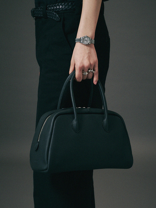 Vetiver medium tote bag-black