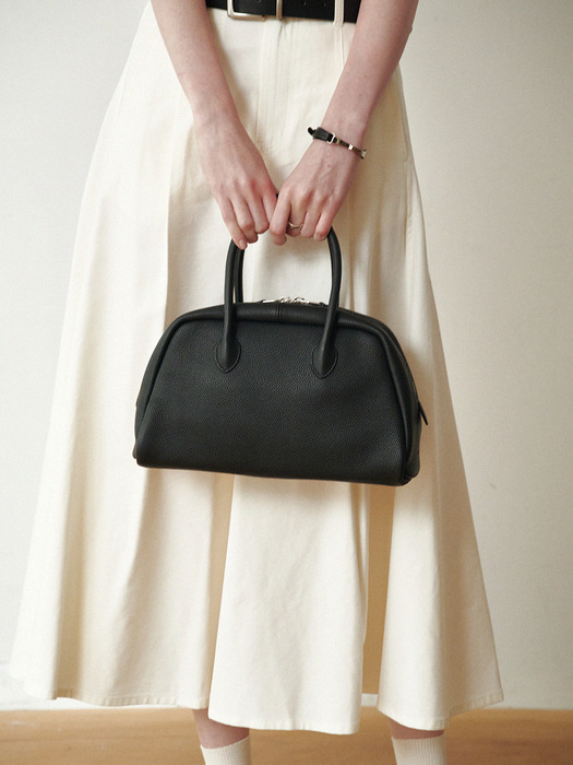 Vetiver medium tote bag-black
